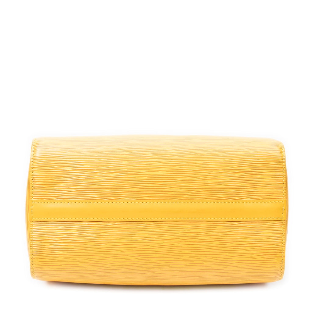 Handbag Speedy 25 Yellow Epi