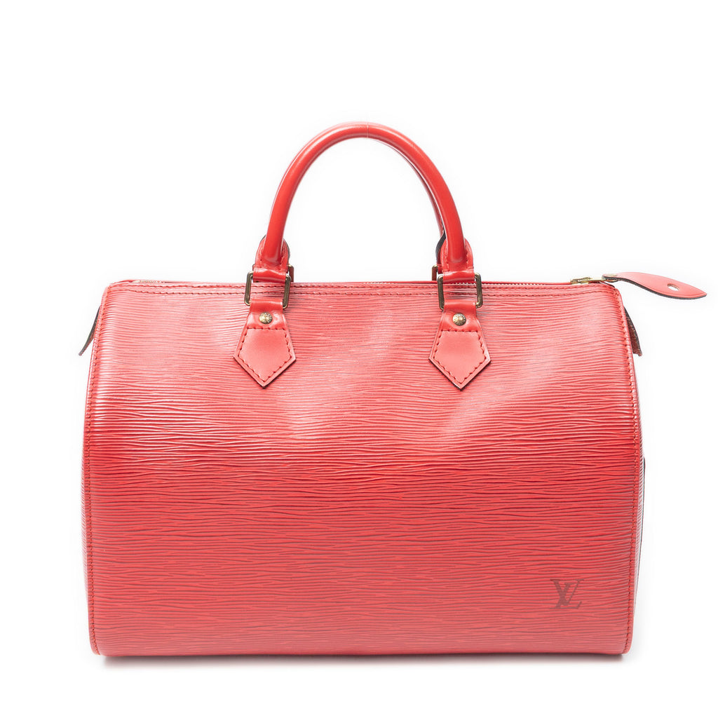 Handbag Speedy 30 Red Epi