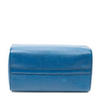 Handbag Speedy Black Stitching 30 Blue Epi