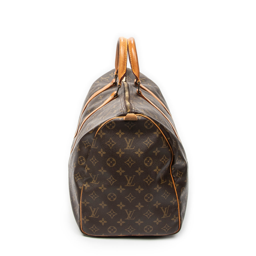 Travel Bag Keepall 50 Brown Monogram Canvas