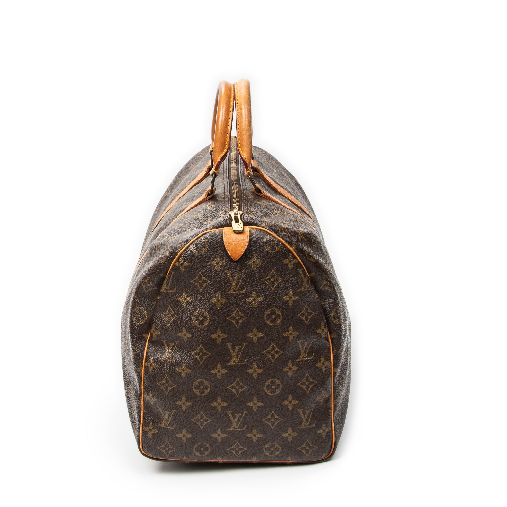 Travel Bag Keepall 50 Brown Monogram Canvas