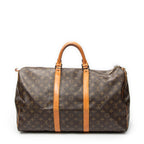 Travel Bag Keepall 50 Brown Monogram Canvas
