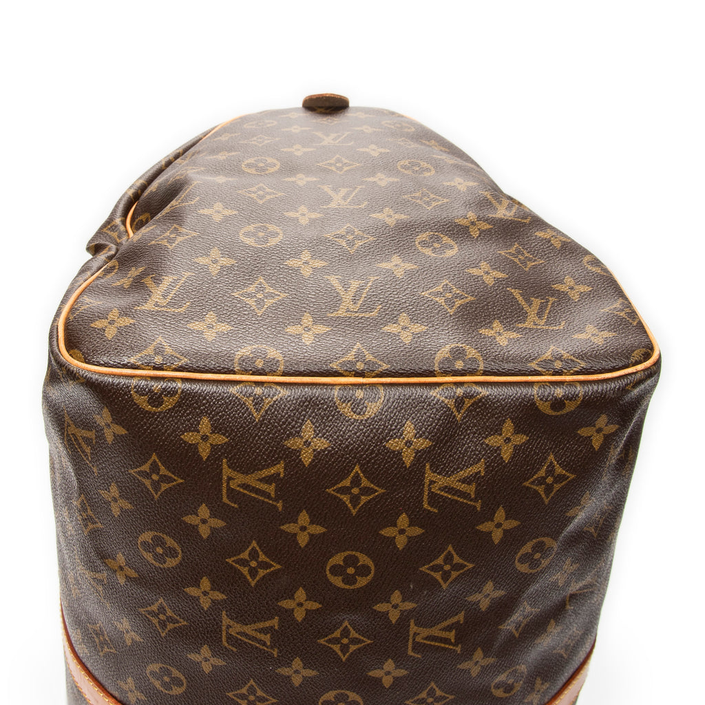 Travel Bag Keepall 55 Brown Monogram Canvas