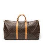 Travel Bag Keepall 60 Brown Monogram Canvas