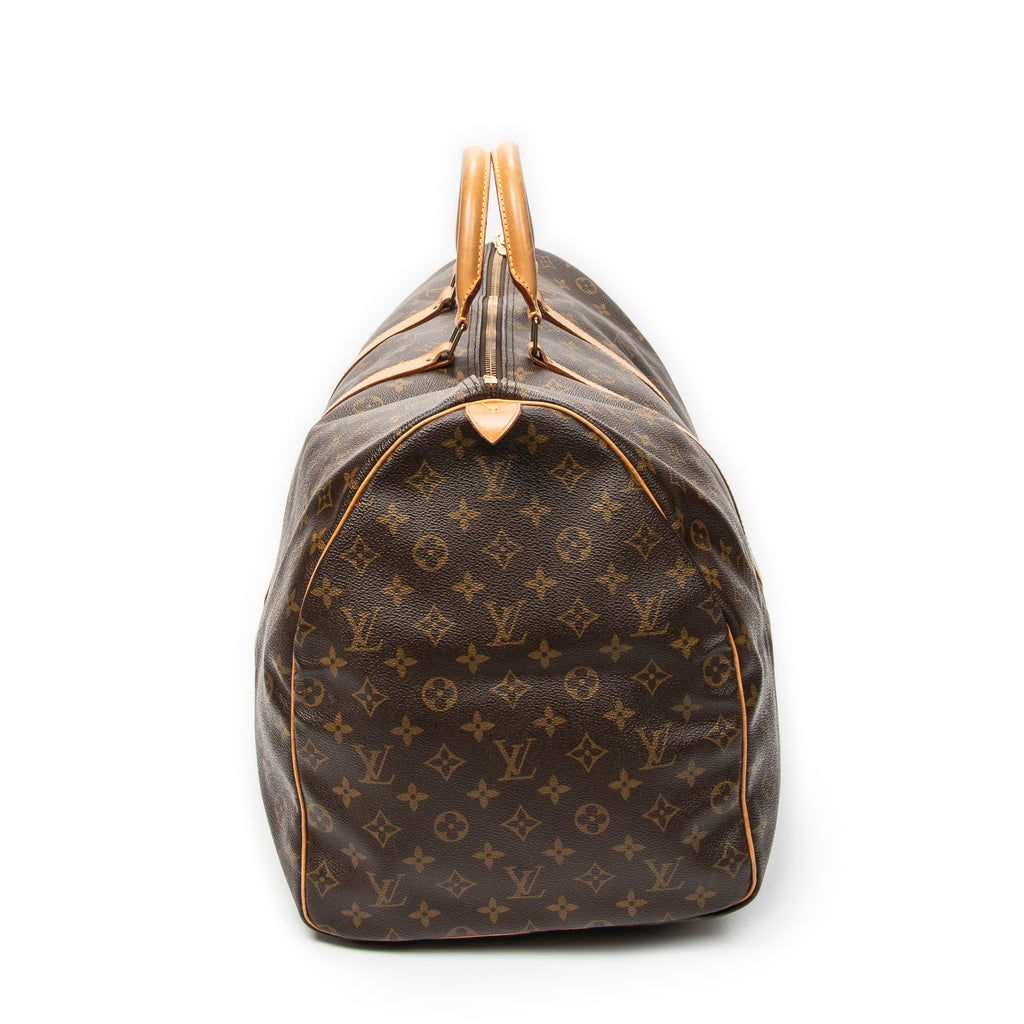 Travel Bag Keepall 60 Brown Monogram Canvas