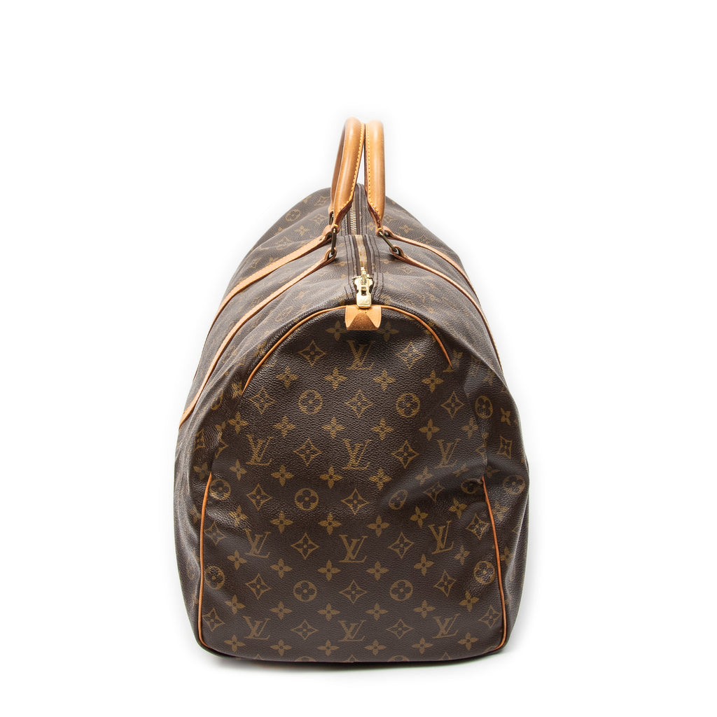 Travel Bag Keepall 60 Brown Monogram Canvas