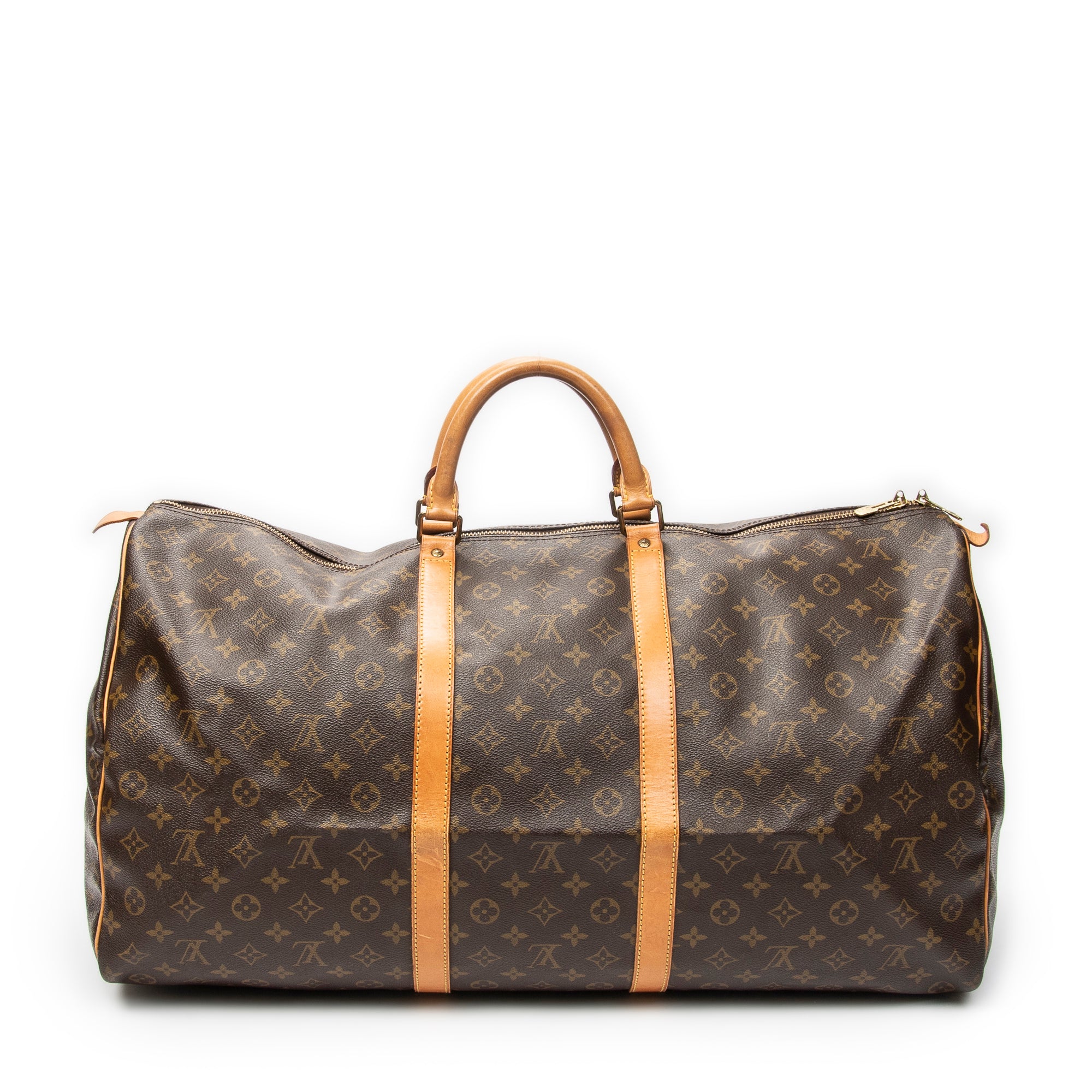 Travel Bag Keepall 60 Brown Monogram Canvas