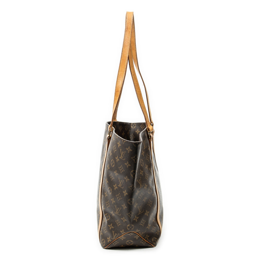 Shoulder Bag Sac Shopping PM Brown Monogram Canvas