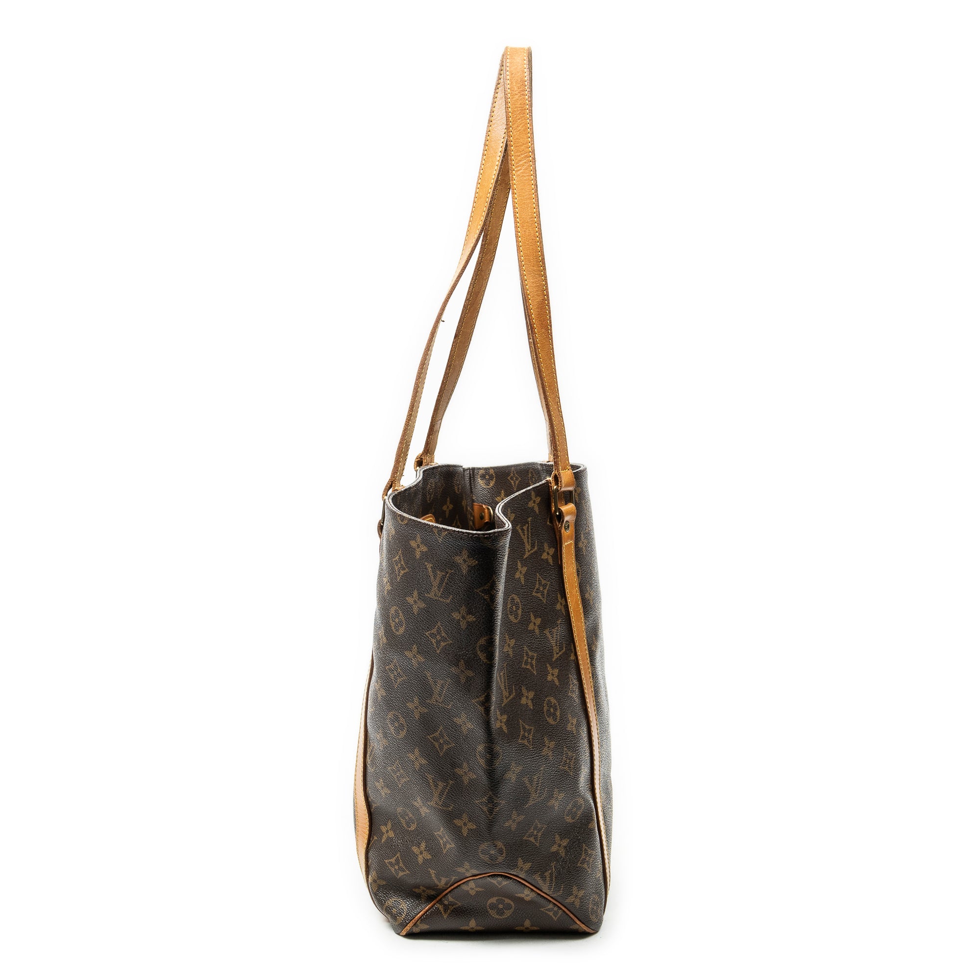 Shoulder Bag Sac Shopping PM Brown Monogram Canvas