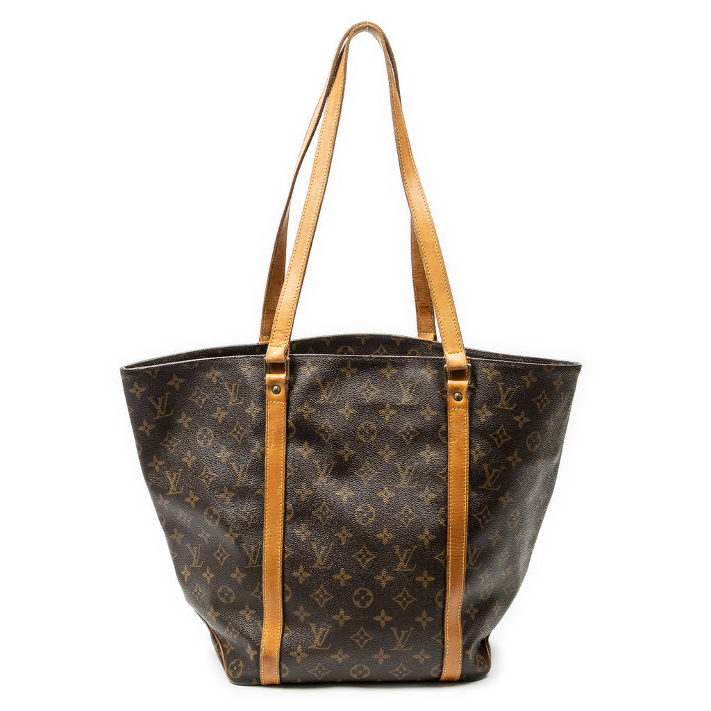 Shoulder Bag Sac Shopping PM Brown Monogram Canvas