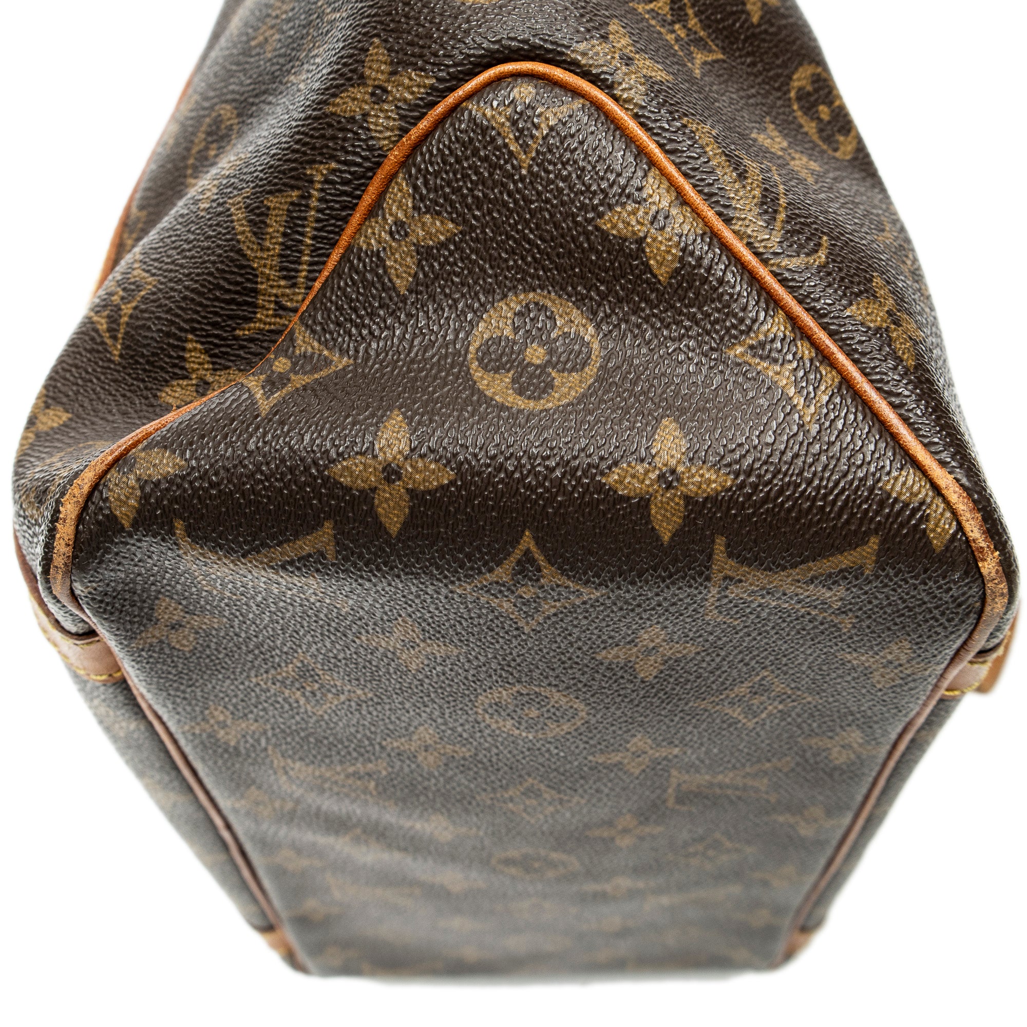 Shoulder Bag Sac Shopping PM Brown Monogram Canvas