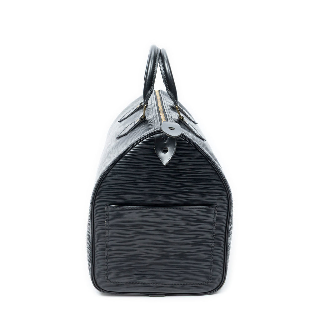 Handbag Speedy 40 Black Epi