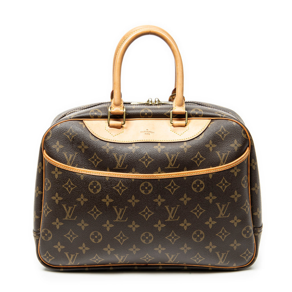 Handbag Deauville Brown Monogram Canvas