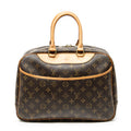 Handbag Deauville Brown Monogram Canvas