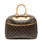 Handbag Deauville Brown Monogram Canvas