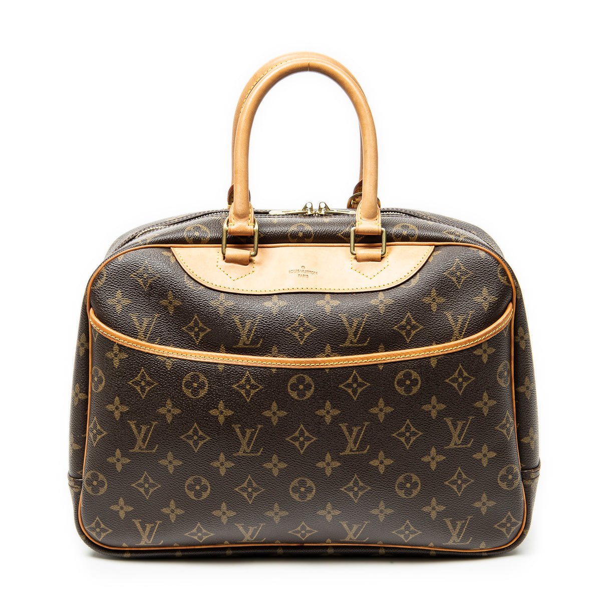 Handbag Deauville Brown Monogram Canvas
