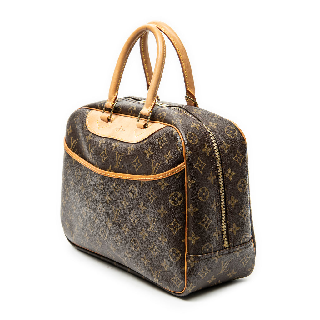 Handbag Deauville Brown Monogram Canvas