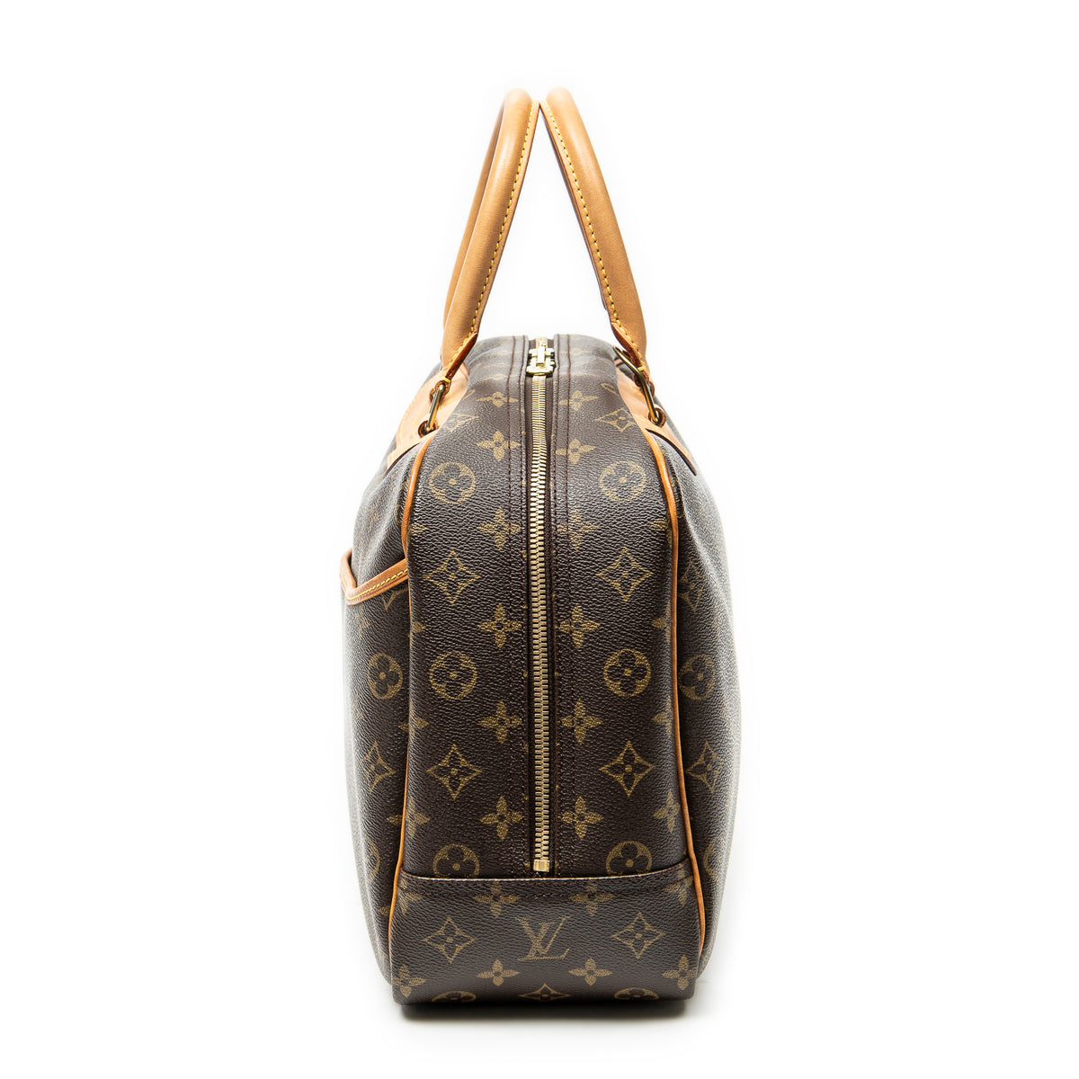 Handbag Deauville Brown Monogram Canvas