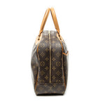 Handbag Deauville Brown Monogram Canvas