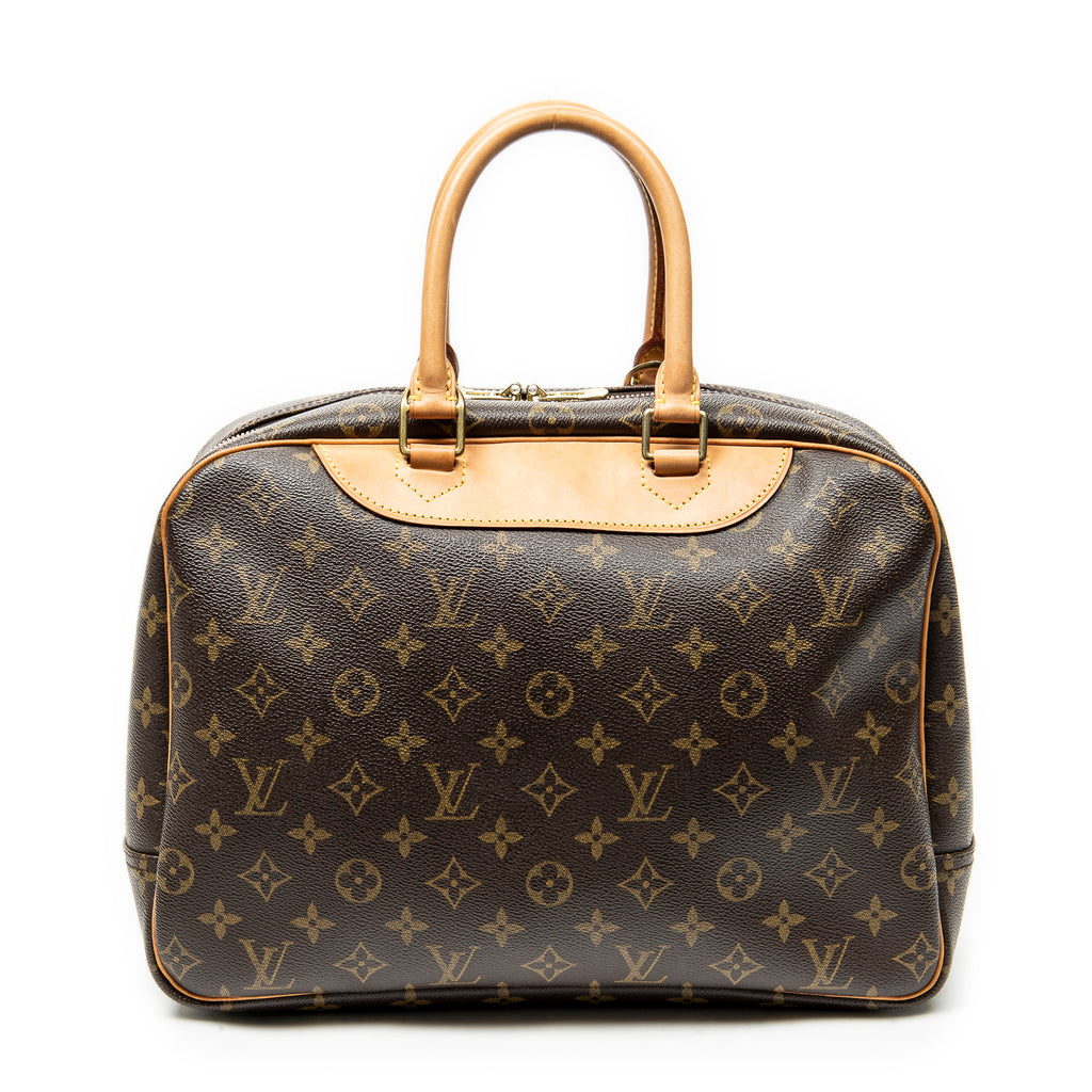 Handbag Deauville Brown Monogram Canvas