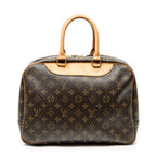 Handbag Deauville Brown Monogram Canvas