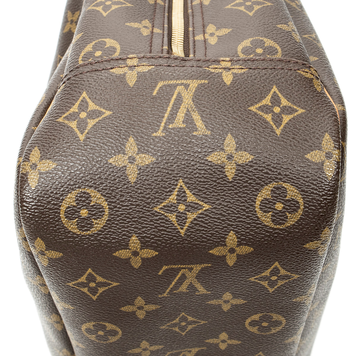 Handbag Deauville Brown Monogram Canvas