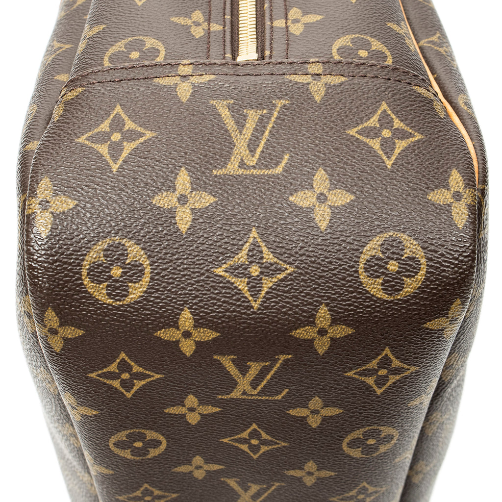 Handbag Deauville Brown Monogram Canvas