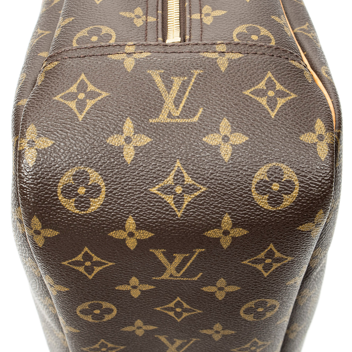 Handbag Deauville Brown Monogram Canvas