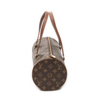 Handbag Papillon 30 Brown Monogram Canvas