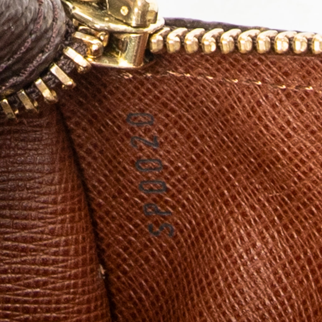 Handbag Papillon 30 Brown Monogram Canvas