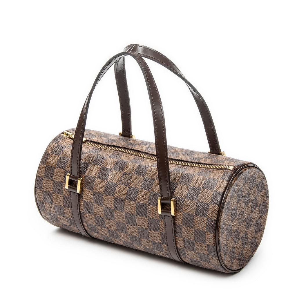 Handbag Papillon 26 Brown Damier Ebene