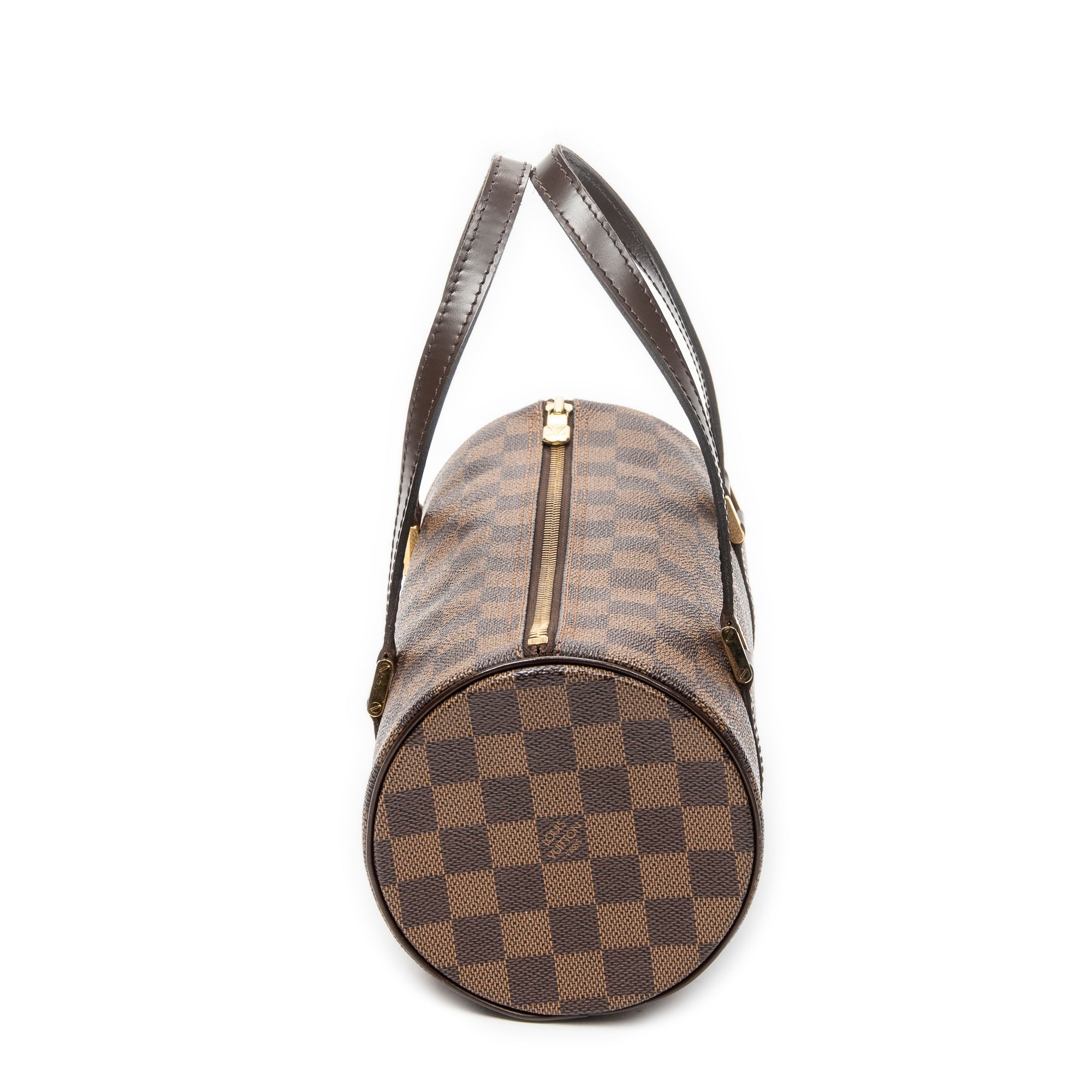 Handbag Papillon 26 Brown Damier Ebene