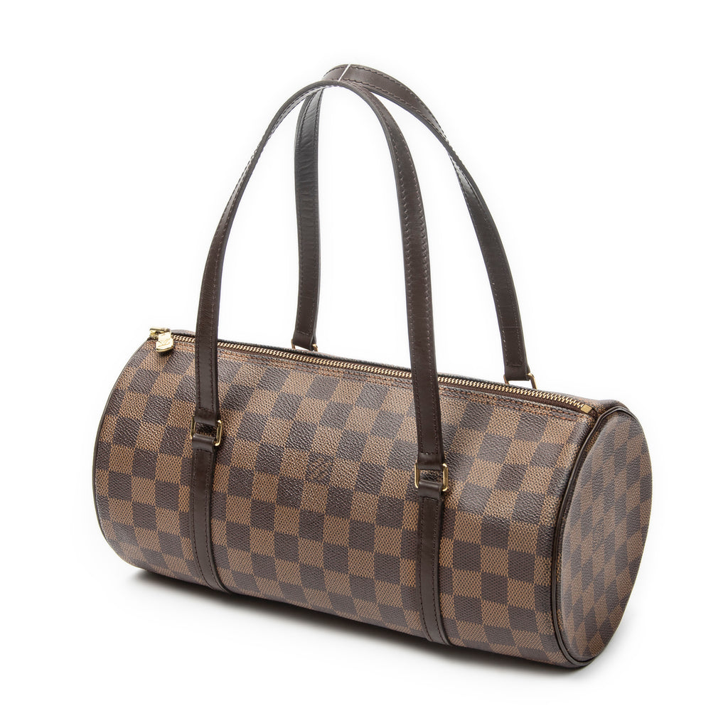 Handbag Papillon 30 Brown Damier Ebene