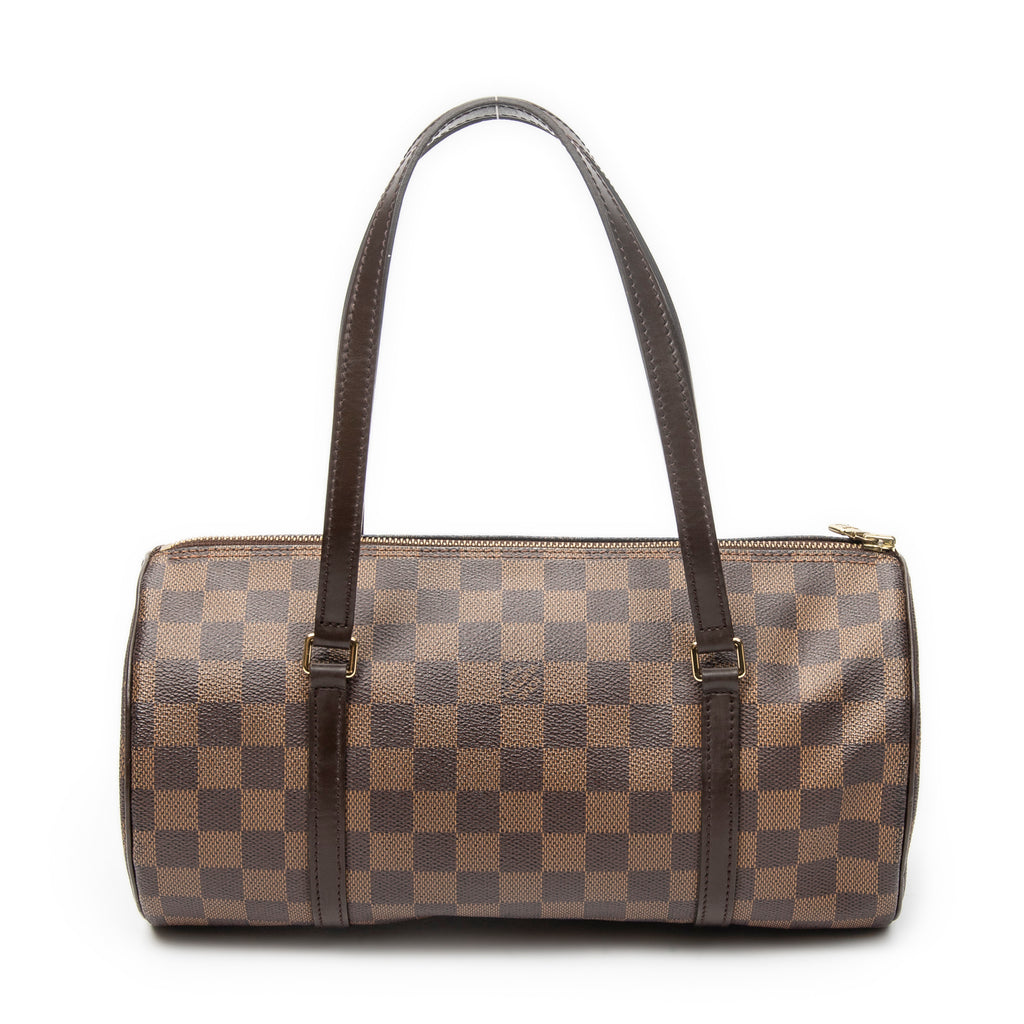 Handbag Papillon 30 Brown Damier Ebene