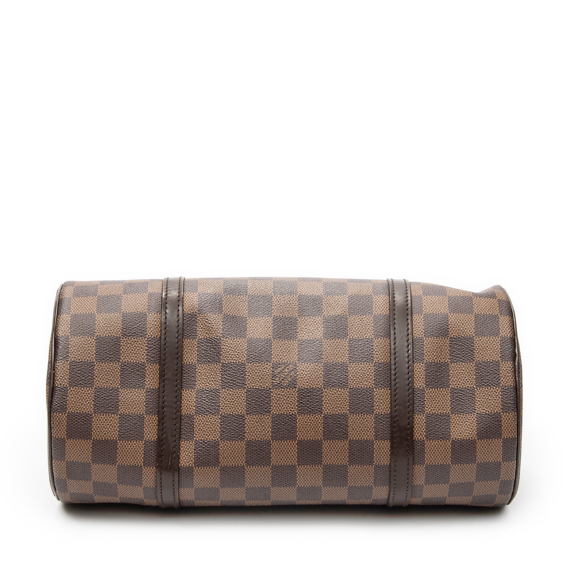 Handbag Papillon 30 Brown Damier Ebene
