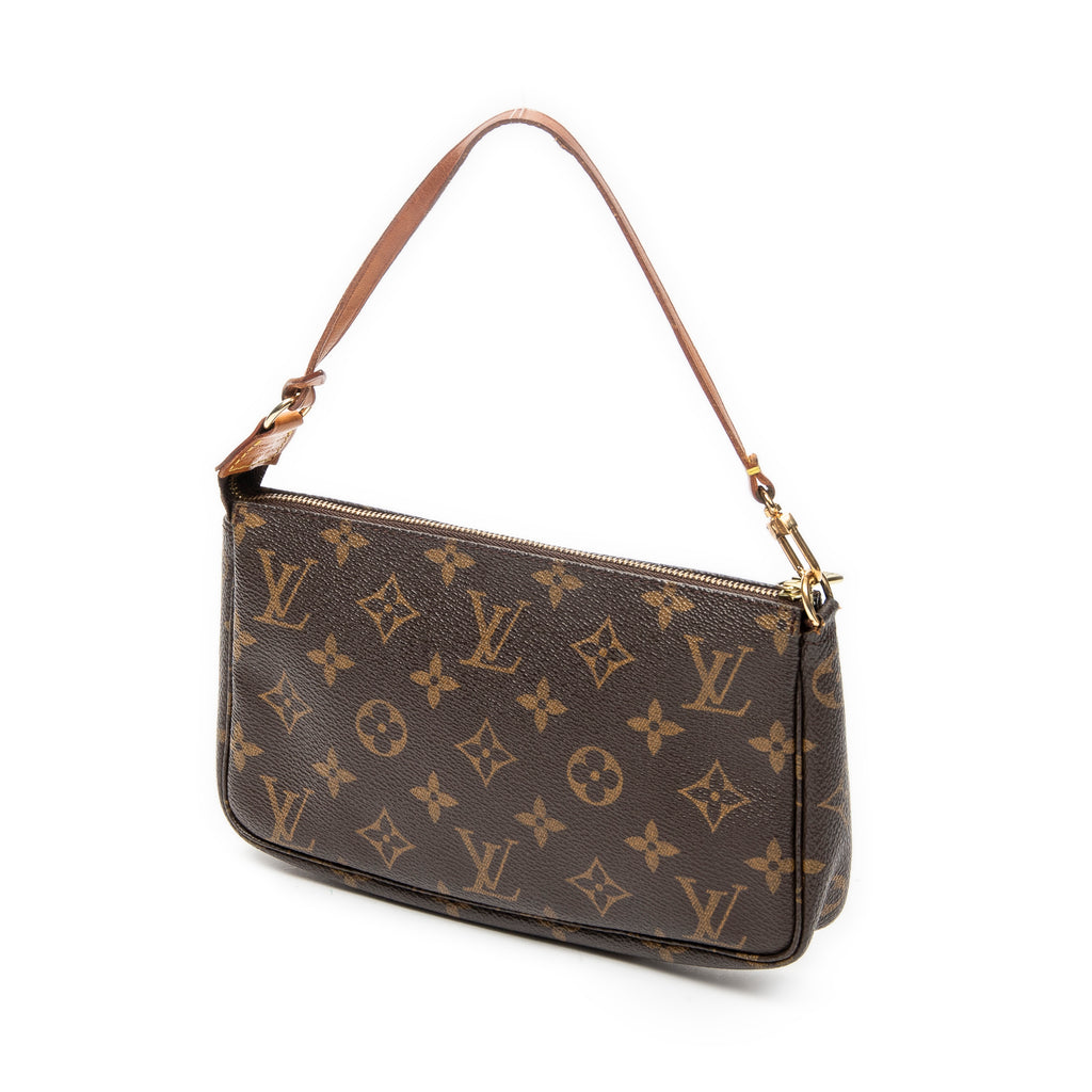 Pouch Pochette Accessoires Brown Monogram Canvas