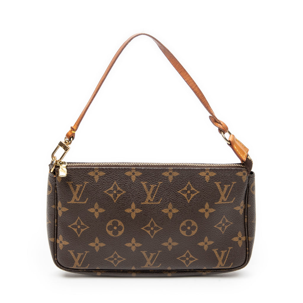 Pouch Pochette Accessoires Brown Monogram Canvas