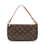 Pouch Pochette Accessoires Brown Monogram Canvas