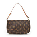 Pouch Pochette Accessoires Brown Monogram Canvas