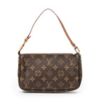 Pouch Pochette Accessoires Brown Monogram Canvas