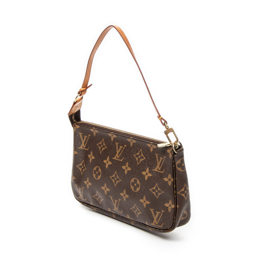 Pouch Pochette Accessoires Brown Monogram Canvas