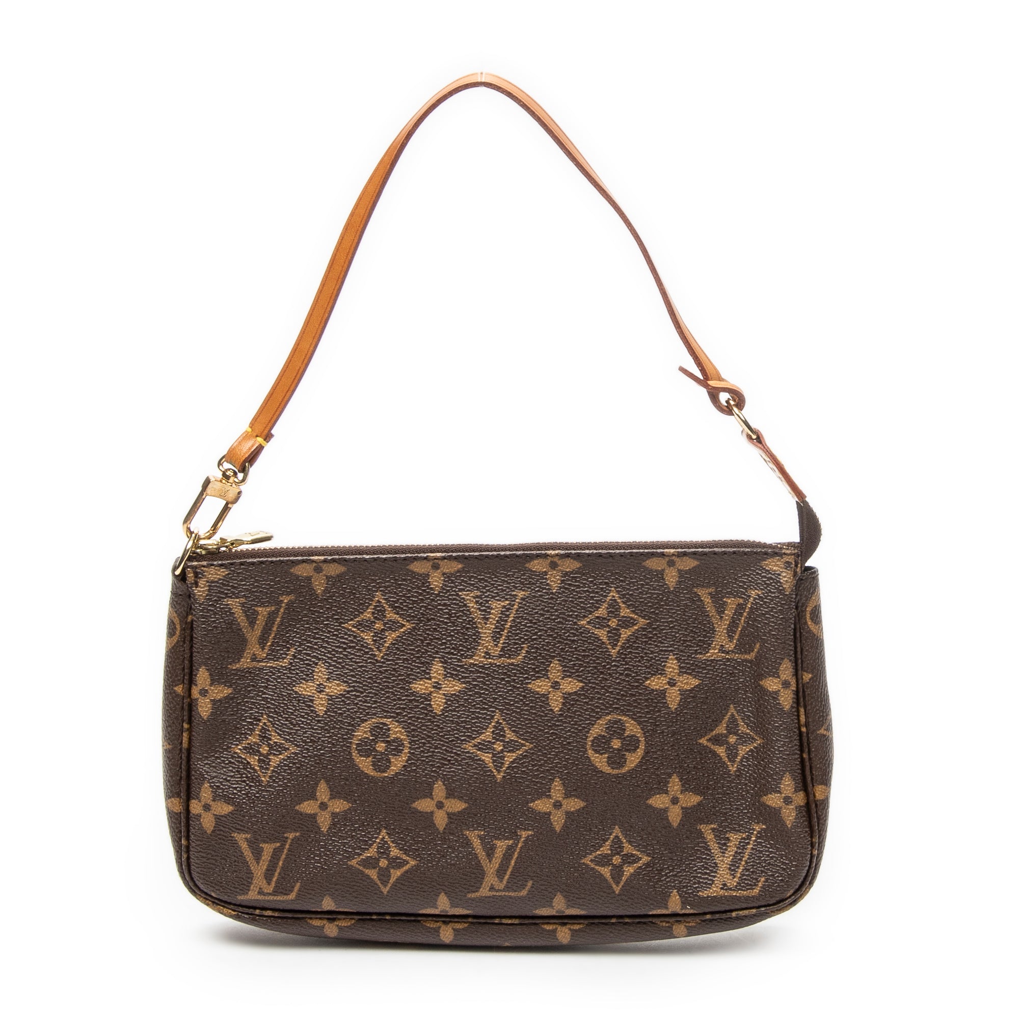 Pouch Pochette Accessoires Brown Monogram Canvas