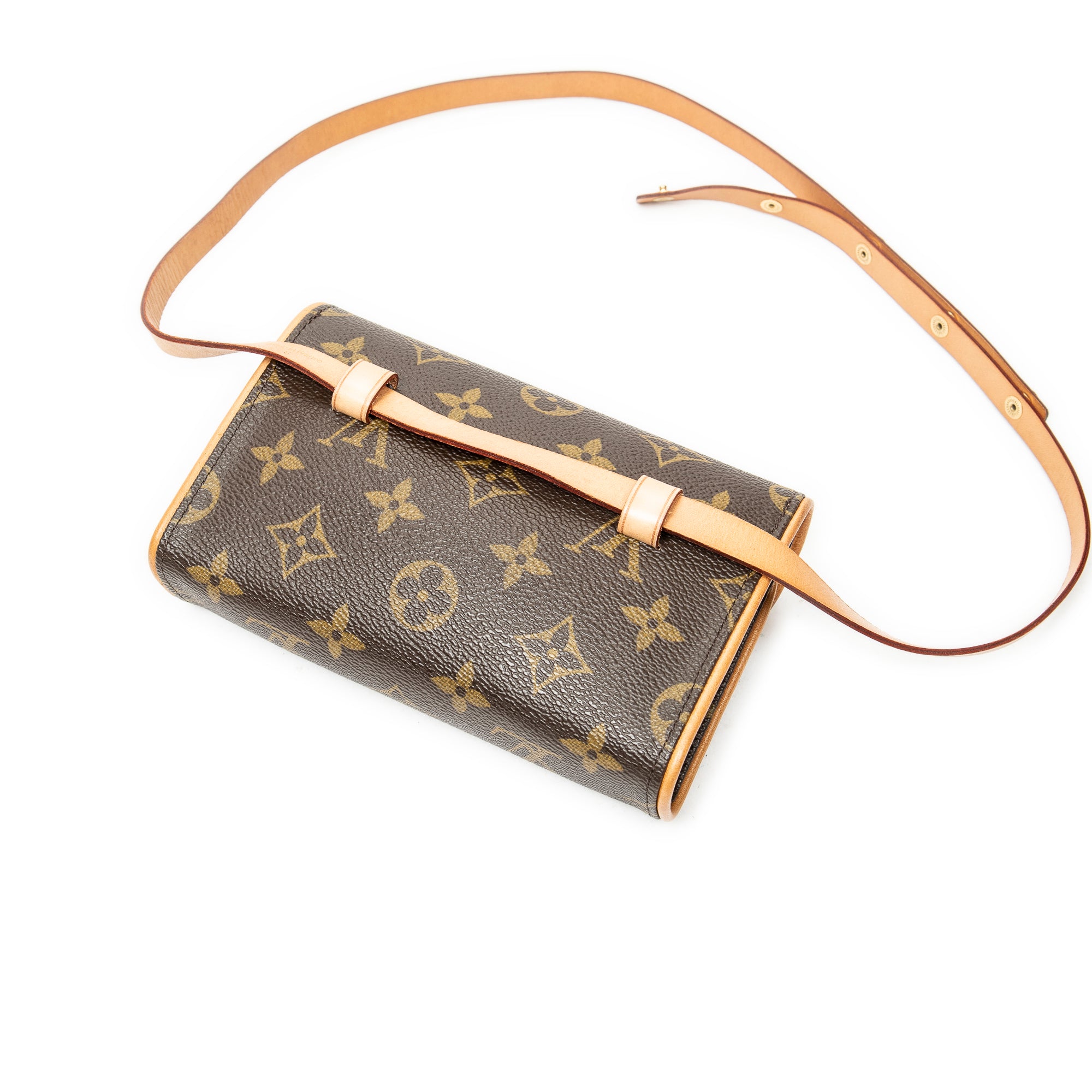 Waist Bag Florentine Brown Monogram Canvas