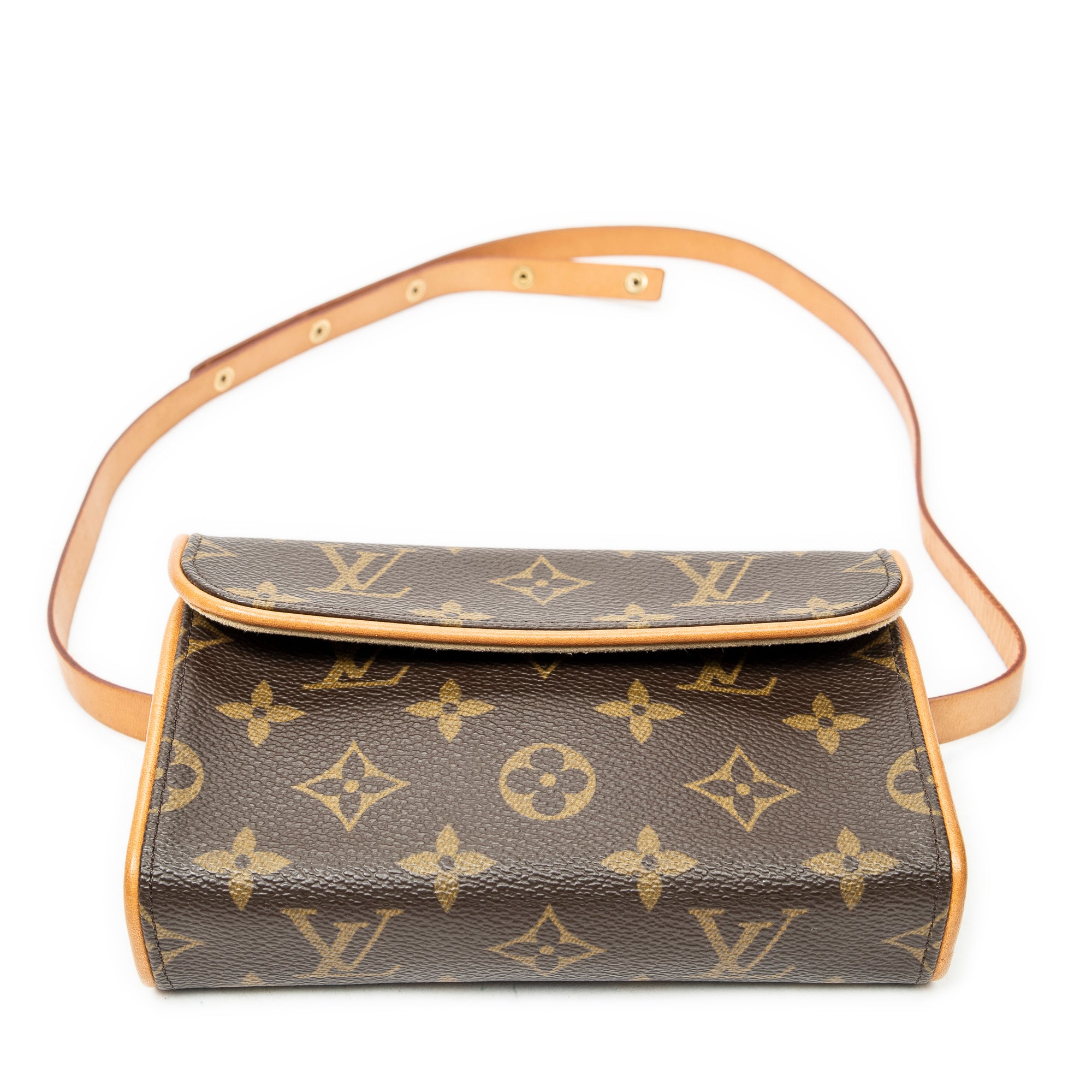 Waist Bag Florentine Brown Monogram Canvas