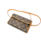 Waist Bag Florentine Brown Monogram Canvas