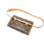 Waist Bag Florentine Brown Monogram Canvas