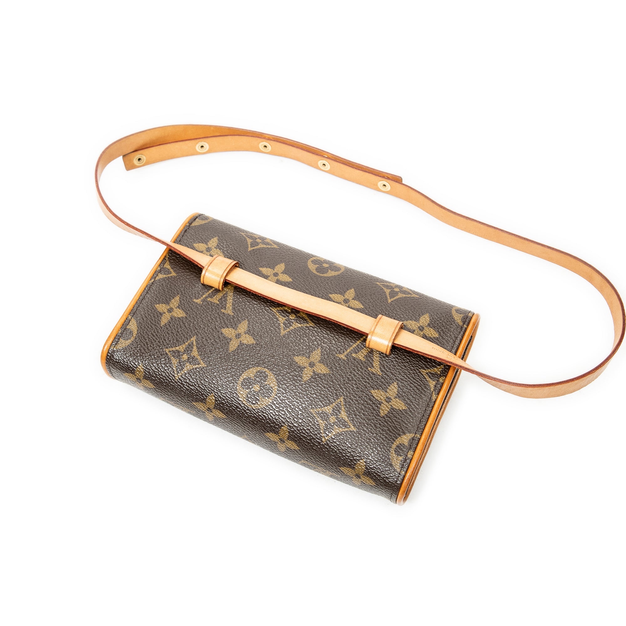 Waist Bag Florentine Brown Monogram Canvas