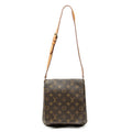 Shoulder Bag Musette Salsa Brown Monogram Canvas