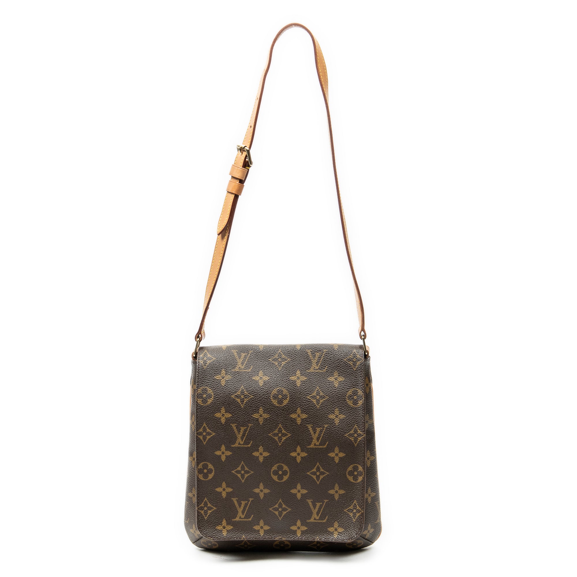 Shoulder Bag Musette Salsa Brown Monogram Canvas