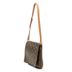 Shoulder Bag Musette Salsa Brown Monogram Canvas